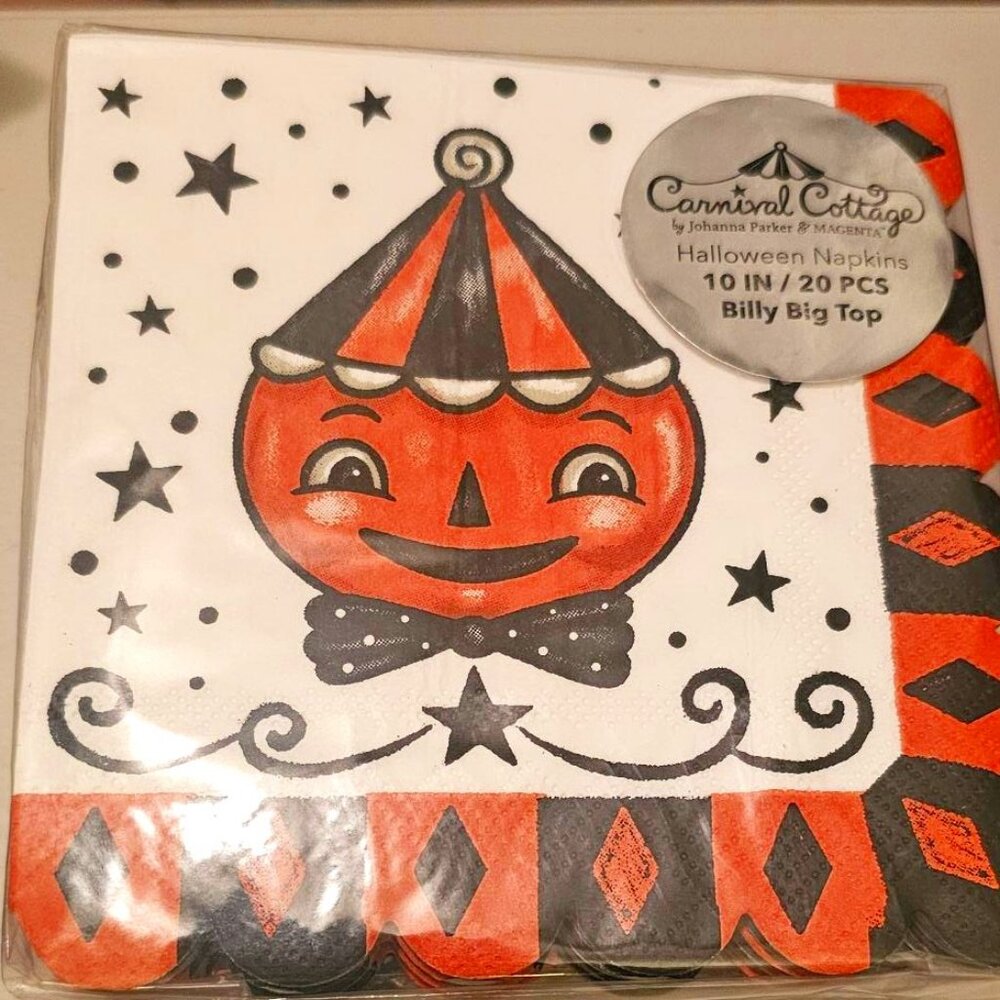 Johanna Parker Pumpkin napkins